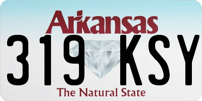 AR license plate 319KSY