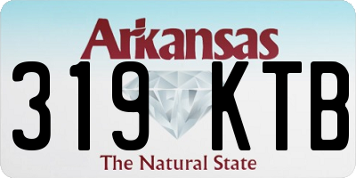 AR license plate 319KTB