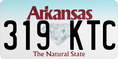 AR license plate 319KTC