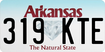 AR license plate 319KTE