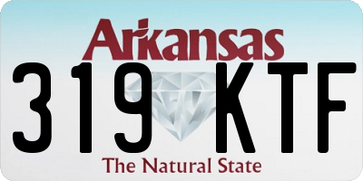 AR license plate 319KTF
