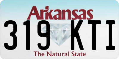 AR license plate 319KTI