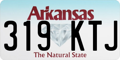 AR license plate 319KTJ