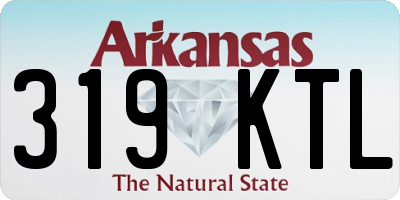AR license plate 319KTL