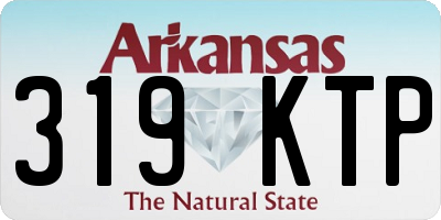 AR license plate 319KTP