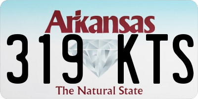 AR license plate 319KTS