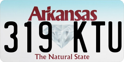 AR license plate 319KTU