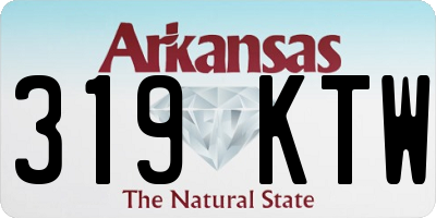 AR license plate 319KTW