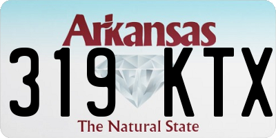 AR license plate 319KTX