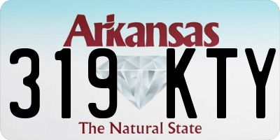 AR license plate 319KTY