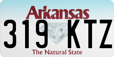 AR license plate 319KTZ