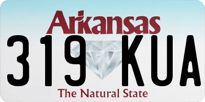 AR license plate 319KUA