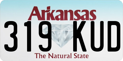 AR license plate 319KUD