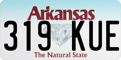 AR license plate 319KUE