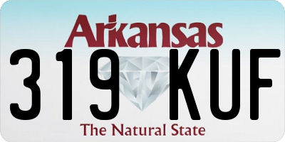 AR license plate 319KUF