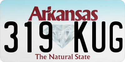 AR license plate 319KUG