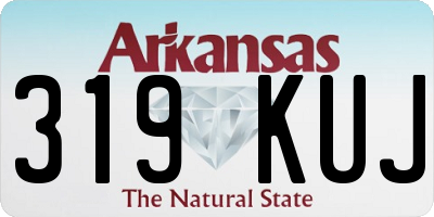 AR license plate 319KUJ
