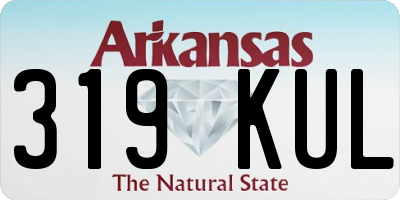 AR license plate 319KUL