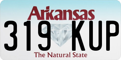 AR license plate 319KUP
