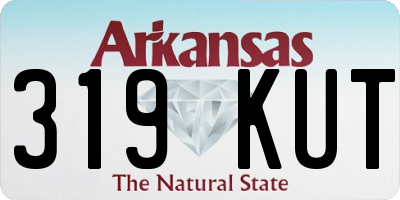 AR license plate 319KUT