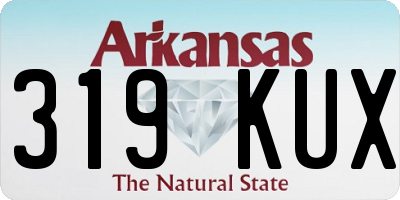 AR license plate 319KUX
