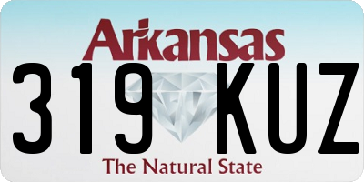 AR license plate 319KUZ