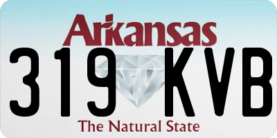 AR license plate 319KVB