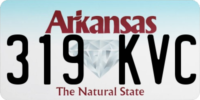 AR license plate 319KVC