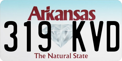 AR license plate 319KVD