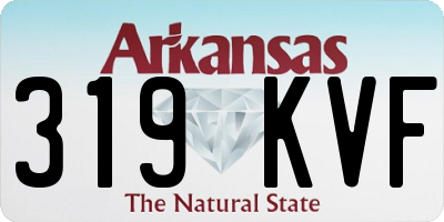 AR license plate 319KVF