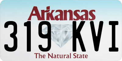 AR license plate 319KVI