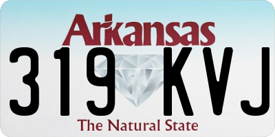 AR license plate 319KVJ