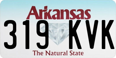 AR license plate 319KVK