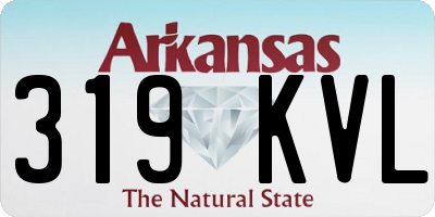 AR license plate 319KVL