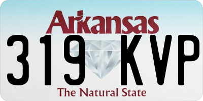 AR license plate 319KVP