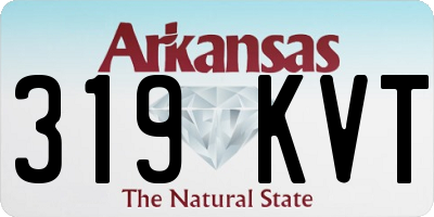 AR license plate 319KVT