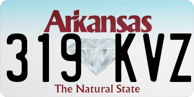 AR license plate 319KVZ