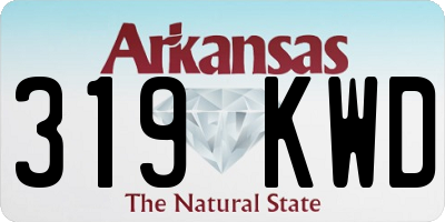 AR license plate 319KWD