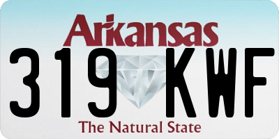 AR license plate 319KWF