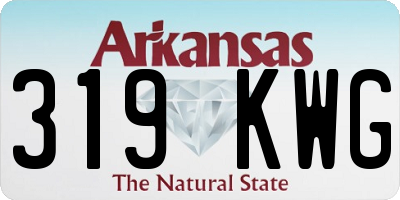 AR license plate 319KWG