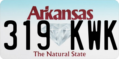 AR license plate 319KWK