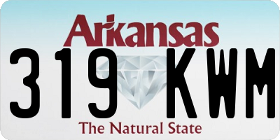 AR license plate 319KWM