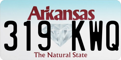AR license plate 319KWQ