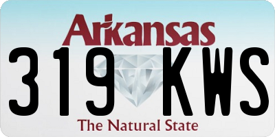 AR license plate 319KWS