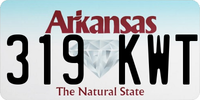 AR license plate 319KWT