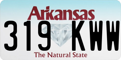 AR license plate 319KWW