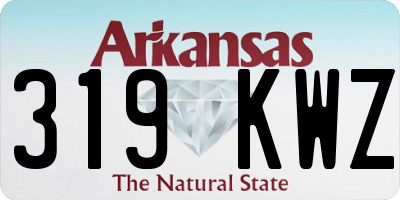AR license plate 319KWZ