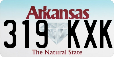 AR license plate 319KXK