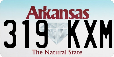AR license plate 319KXM
