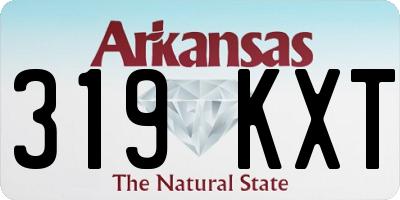 AR license plate 319KXT